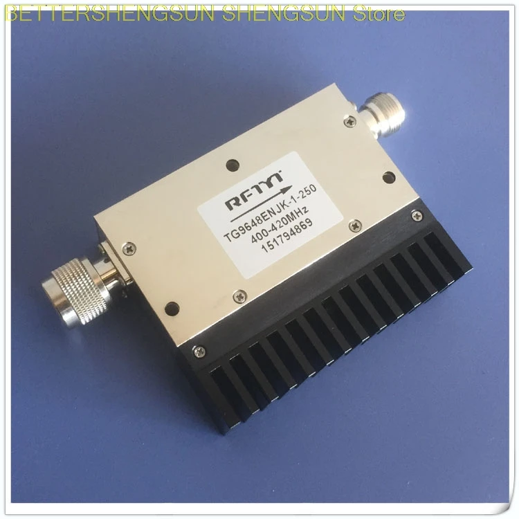 400-420MHz high power coaxial RF dual junction isolator high isolation isolator