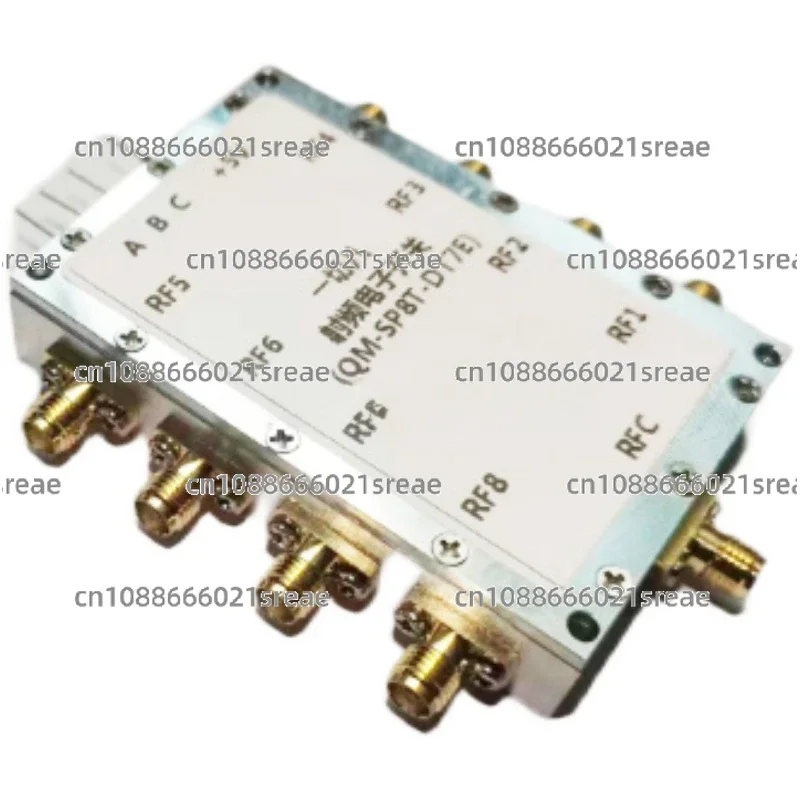 DC-7GHz Eight Choose One SP8T RF Switch SP8T Electronic Switch Single Pole Eight Throw Switch All Eight