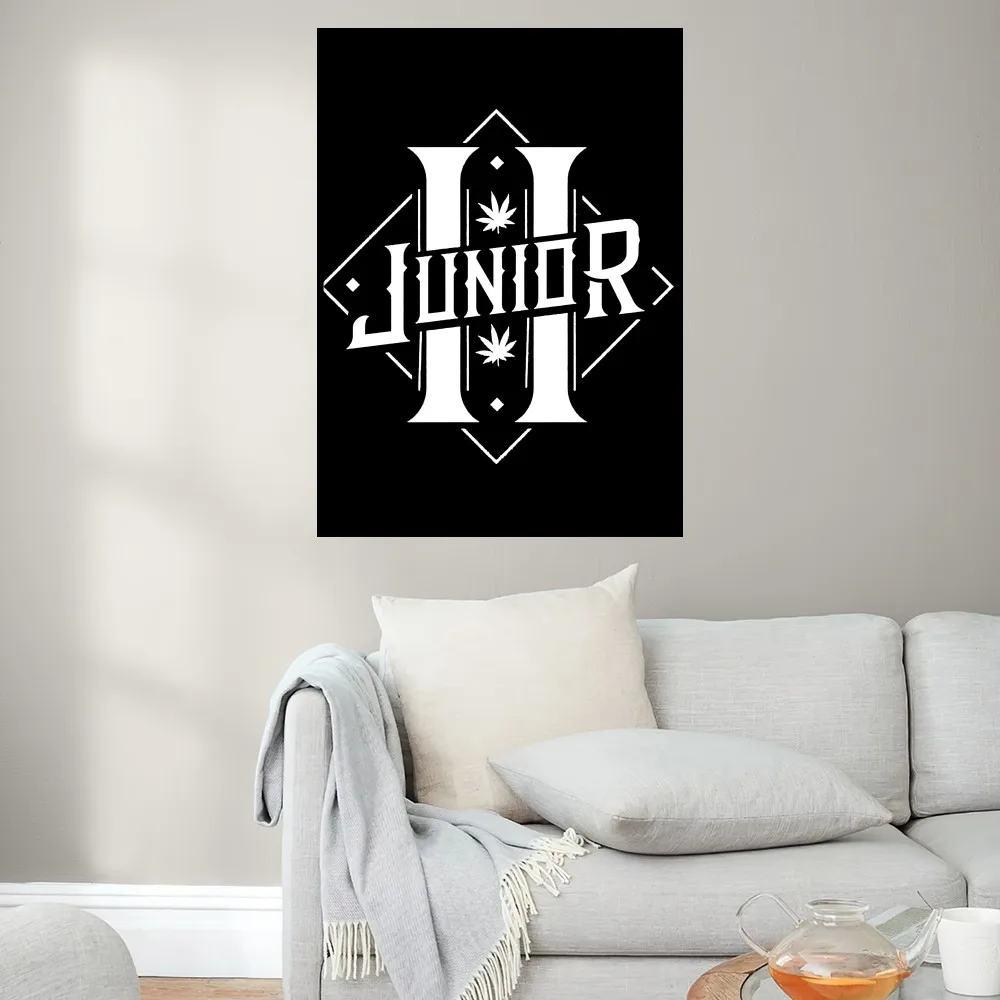 가수 주니어 H Rompe La Dompe 포스터 인쇄 벽 그림, 침실 거실 장식, 사무실 소형