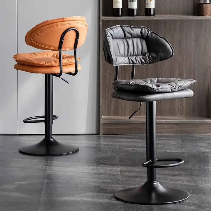 

Adjustable Designer Bar Stools Make Up Reception Swivel Bedrooms Bar Chair Barber Party Luxury Relaxing Cadeira Salon Furniture