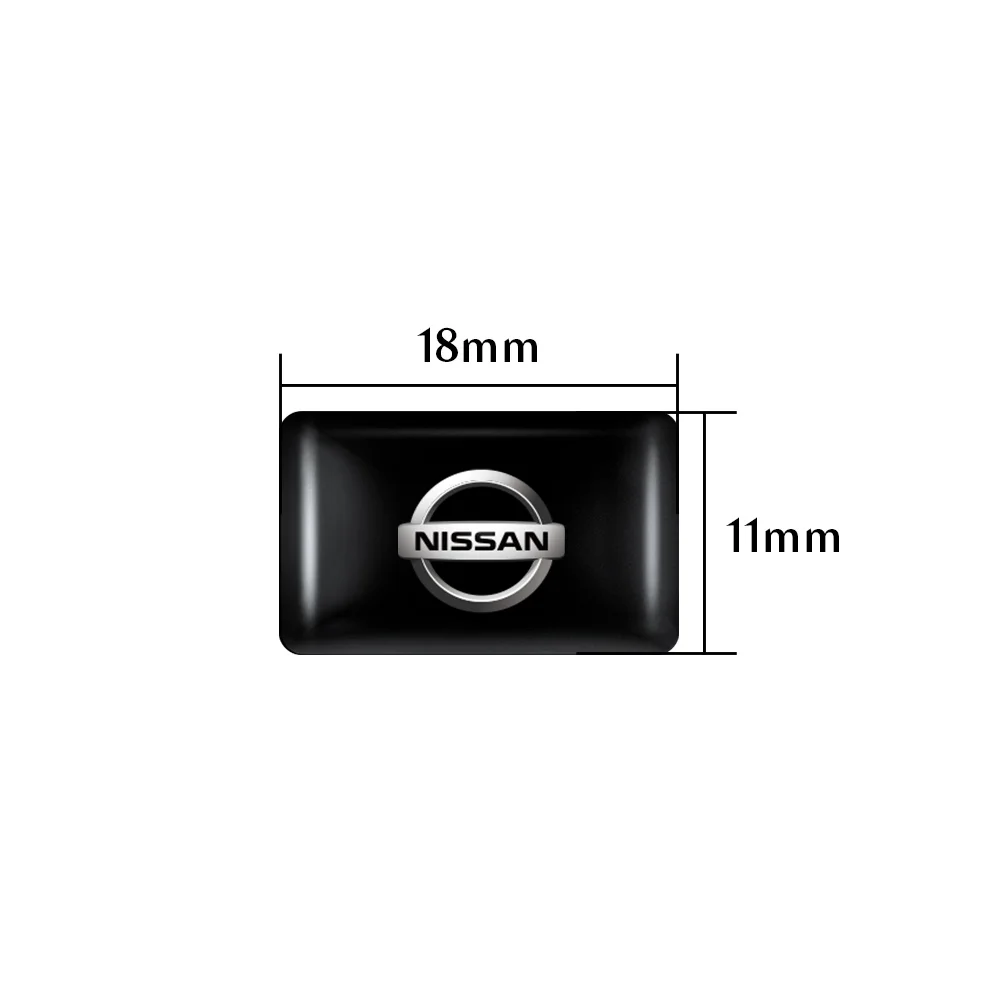 3D 에폭시 자동차 스티커, 자동차 엠블럼 배지, 자동차 인테리어 장식, 닛산 니스모 티다 써니 QASHQAI J10 J11 MARCH, 10 개, 20 개