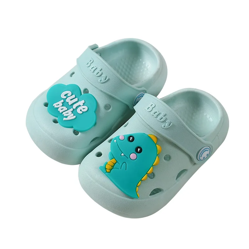 Childrens slippers summer indoor non-slip soft-soled slippers childrens bao head baby slippers for boys and girls