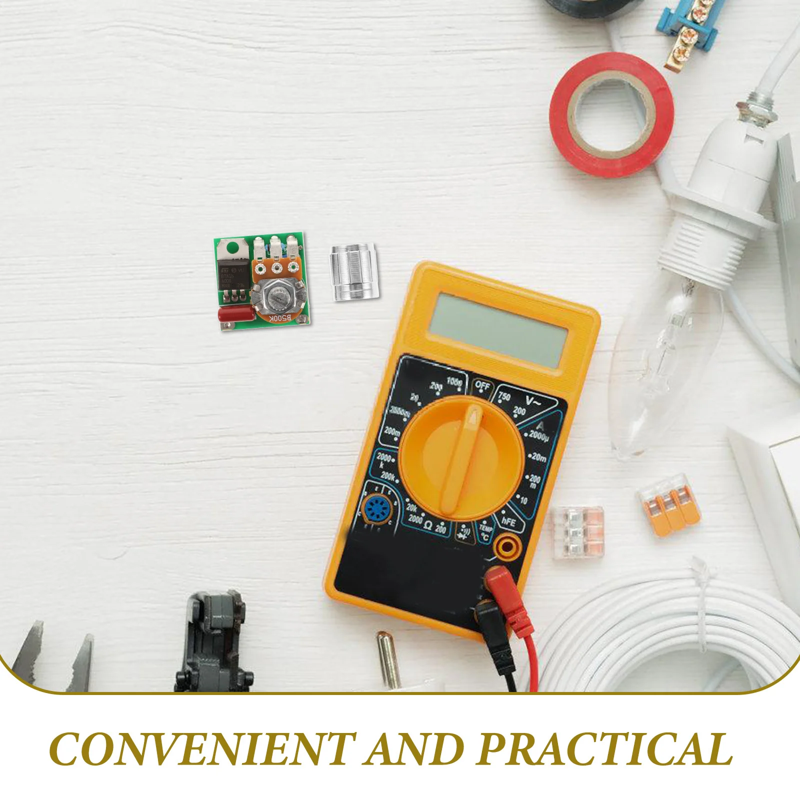 

Bulb Switch Adjustable Multi-Use Bulb Dimmer Electronic Potentiometer Switch Heating Wire Regulator Home Lighting Control