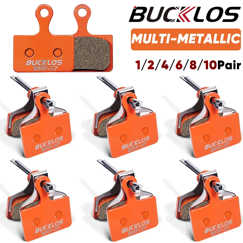 AliExpress BUCKLOS Bicycle Hydraulic Disc Brake Pads for M9100 Metallic Brake Pads Metal Road Mountain Bike Brake Pads fit K05S K03S K04S