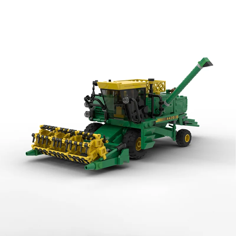 مدينة نماذج من الشاحنات Moc قوالب بناء وحدات مزرعة حصادة نموذج التكنولوجيا كتل عيد الميلاد لتقوم بها بنفسك لعبة البناء هدايا العيد