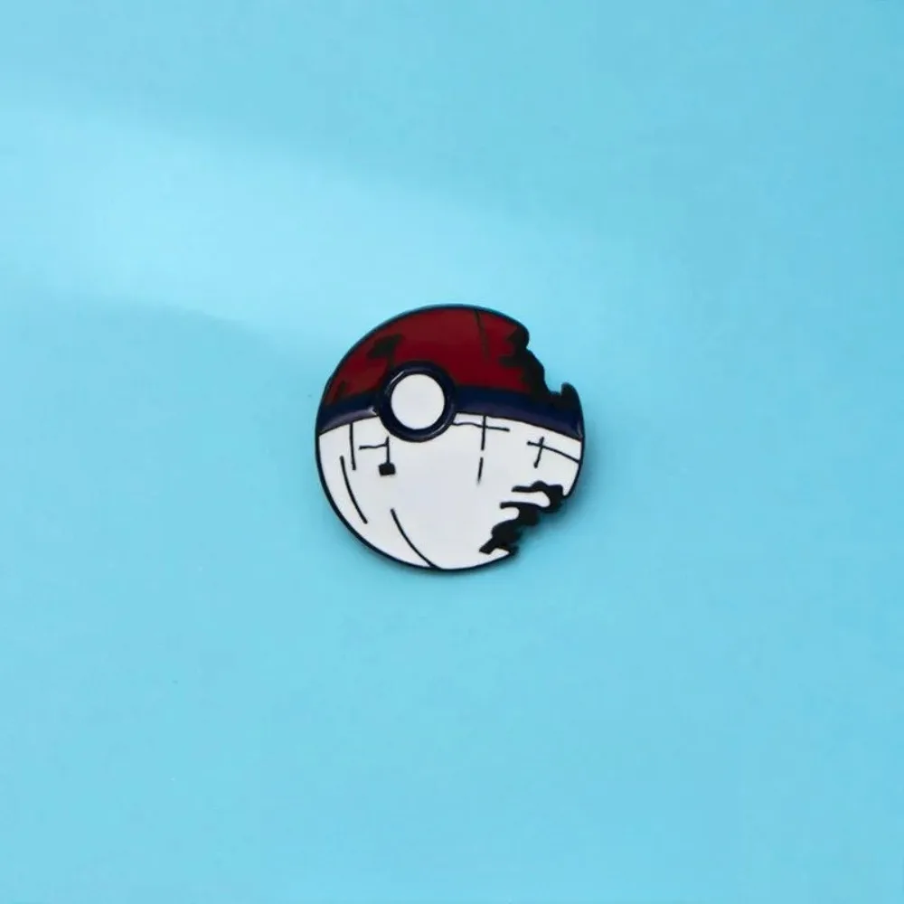 

2025 New Creative Cartoon Animation Peripheral Elf Ball Shape Metal Badge personality Alloy Brooch Clothing Accessories