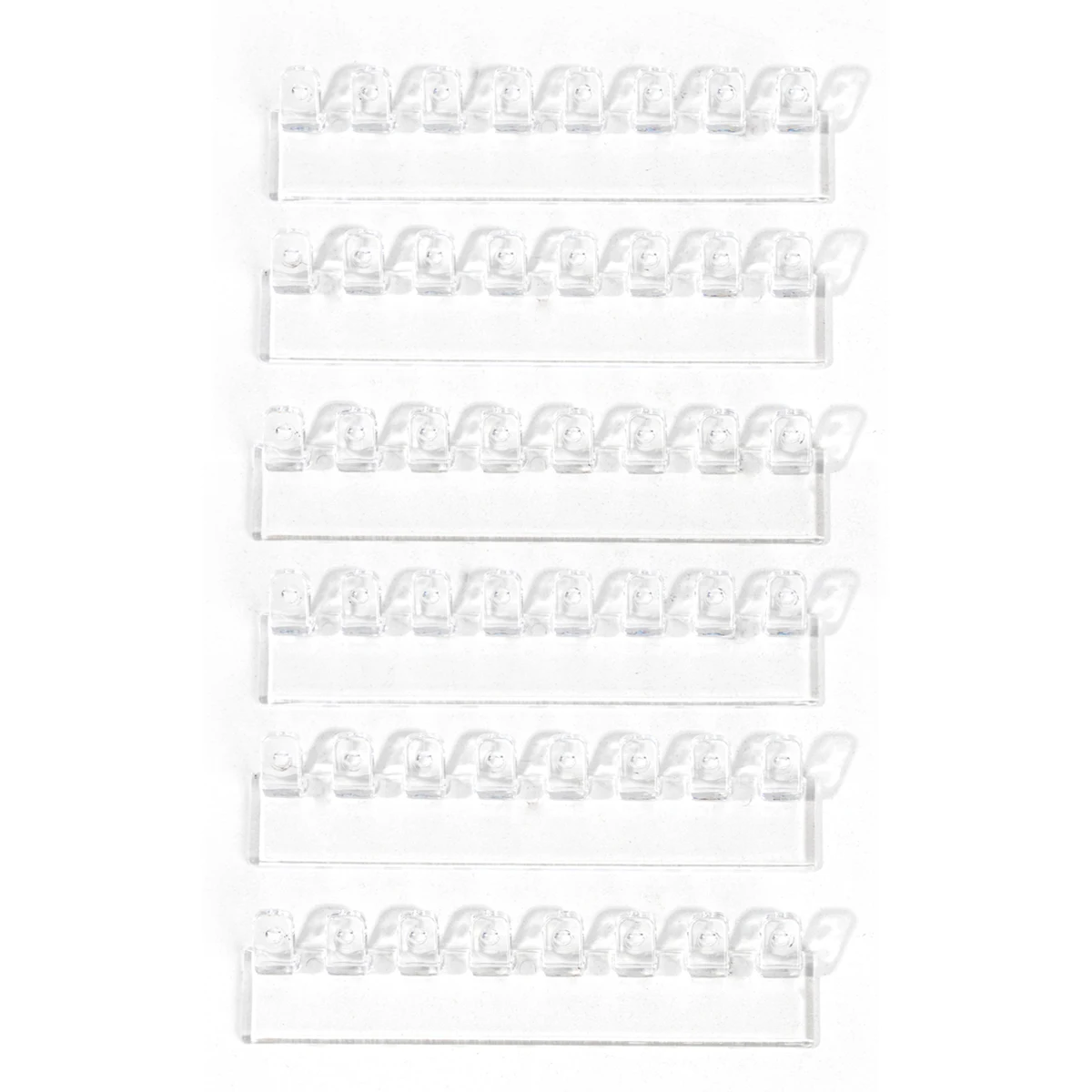 3/6/12/18 stuks ketting opbergrek, armband en oorbellen link met 8 haken, anti-wirwar aan de muur gemonteerd sieradenrek