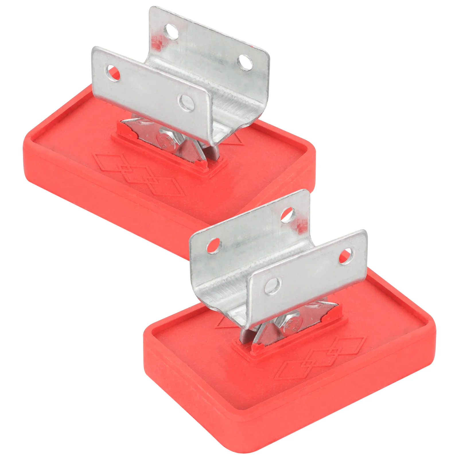 

2 Pcs Part Stepladder Anti-skid Mat Accessories Universal Home Pad Feet Covers Red Pads