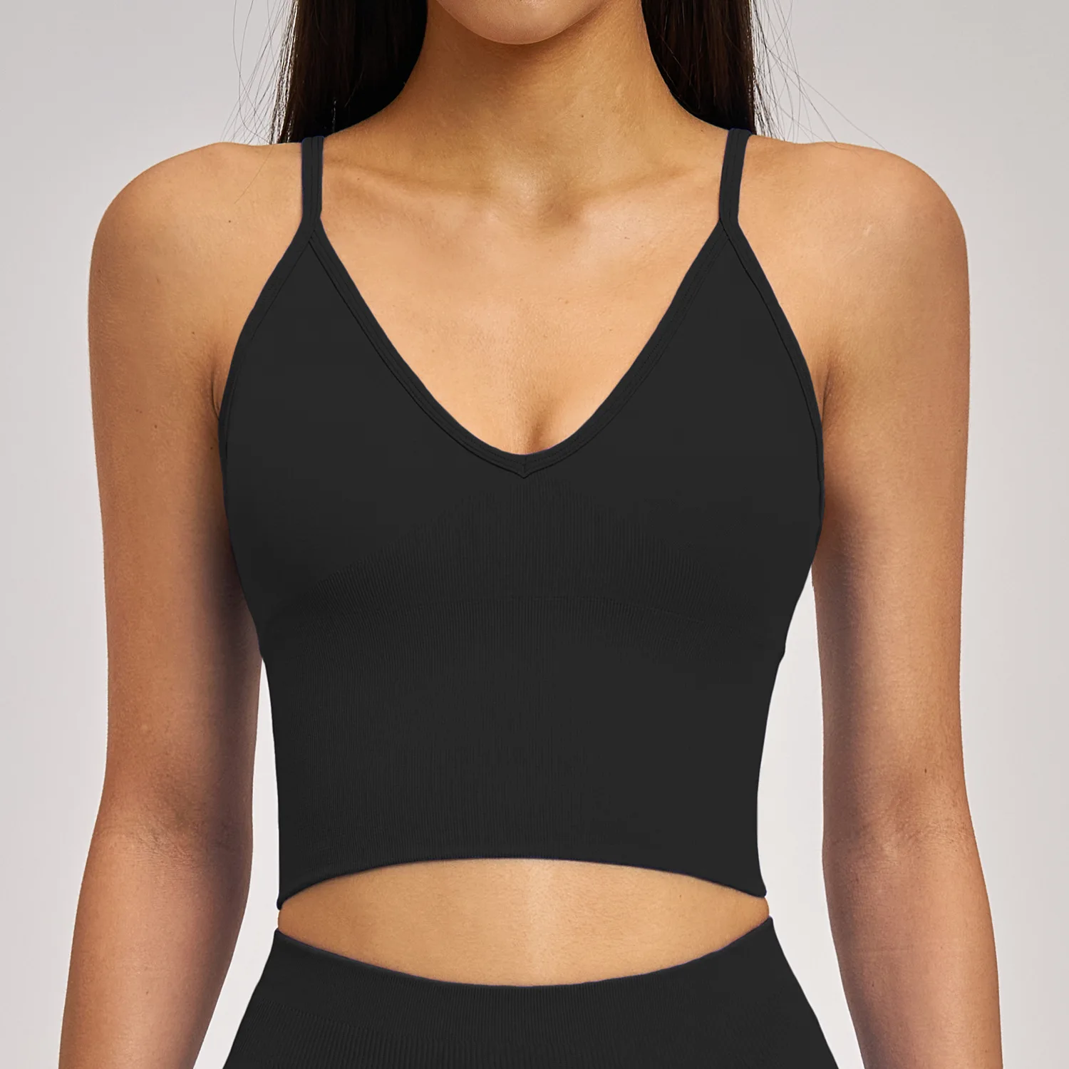 Maxdutti Seamless Yoga Bra, Cross Back Beauty, Quick Drying Sports Top, Running Fitness Yoga Suit T-shirt Woman Clothes Female