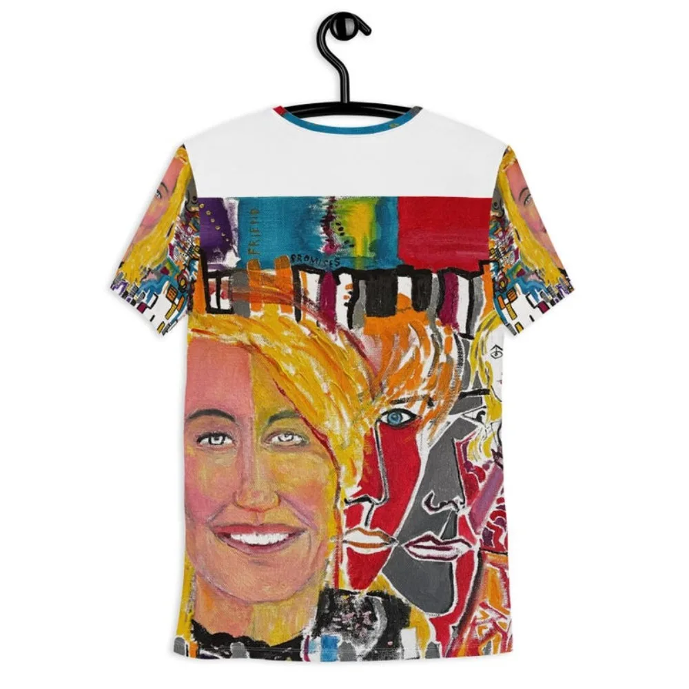 موضة جديدة مجردة اللوحة ألياف البوليستر كرة السلة تي شيرت المواد كرة القدم الرياضية نمط تي شيرت رجالي عادية فضفاض #3