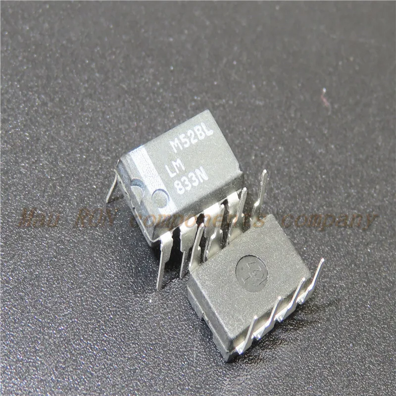 10PCS/LOT LM833N LM833 DIP-8 Dual channel low noise operational amplifier  In Stock New Original Quality 100%
