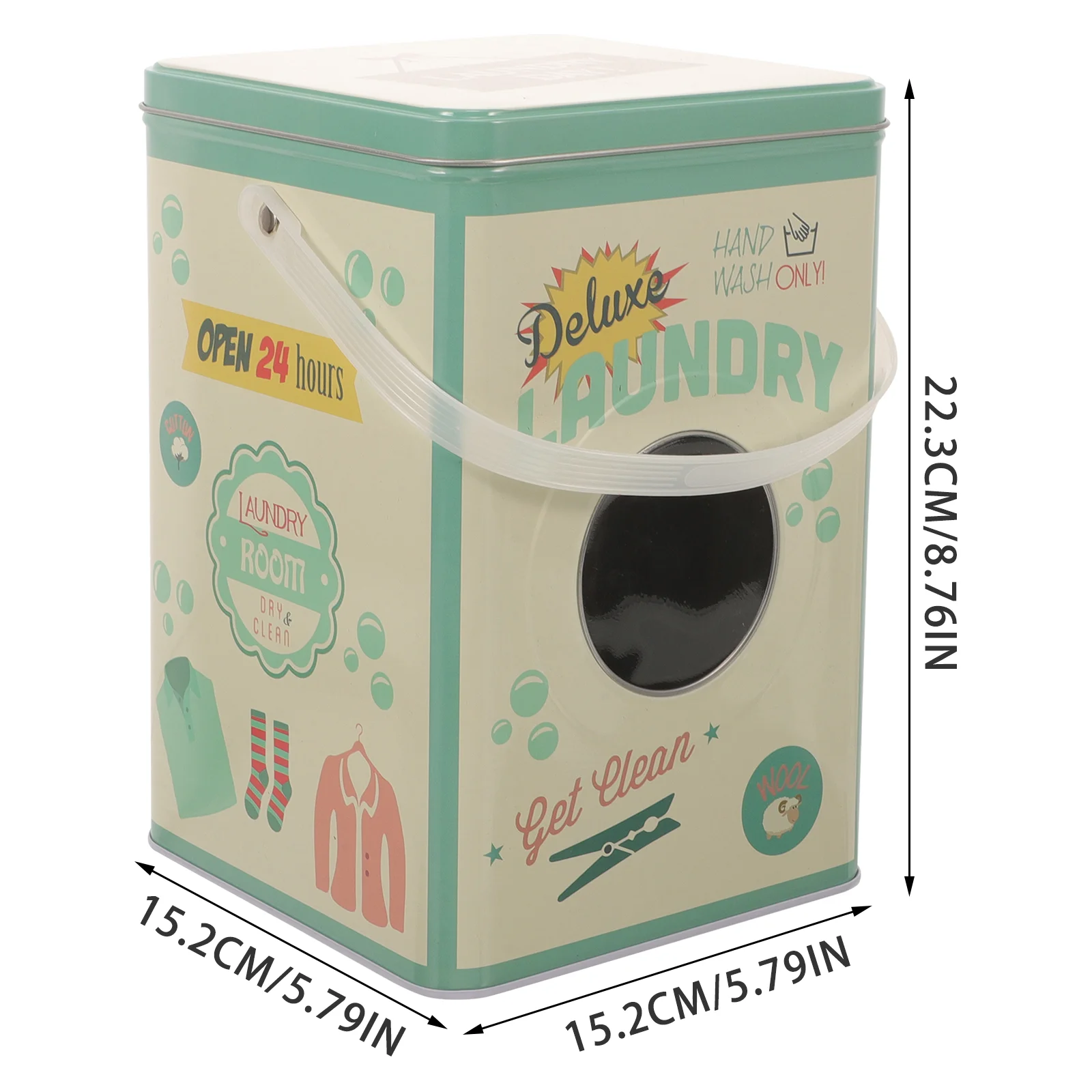 Large Capacity Laundry Powder Container Detergent Storage Box Scent Beads Holder Space Saving Multi Functional Snack Packaging