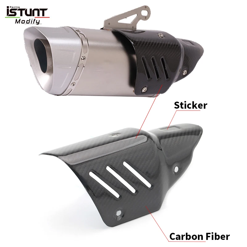 

Special Motorcycle Exhaust Carbon Fiber Surface MufflerPipe Leg Protector Heat Shield Guard Antiscalding Cover