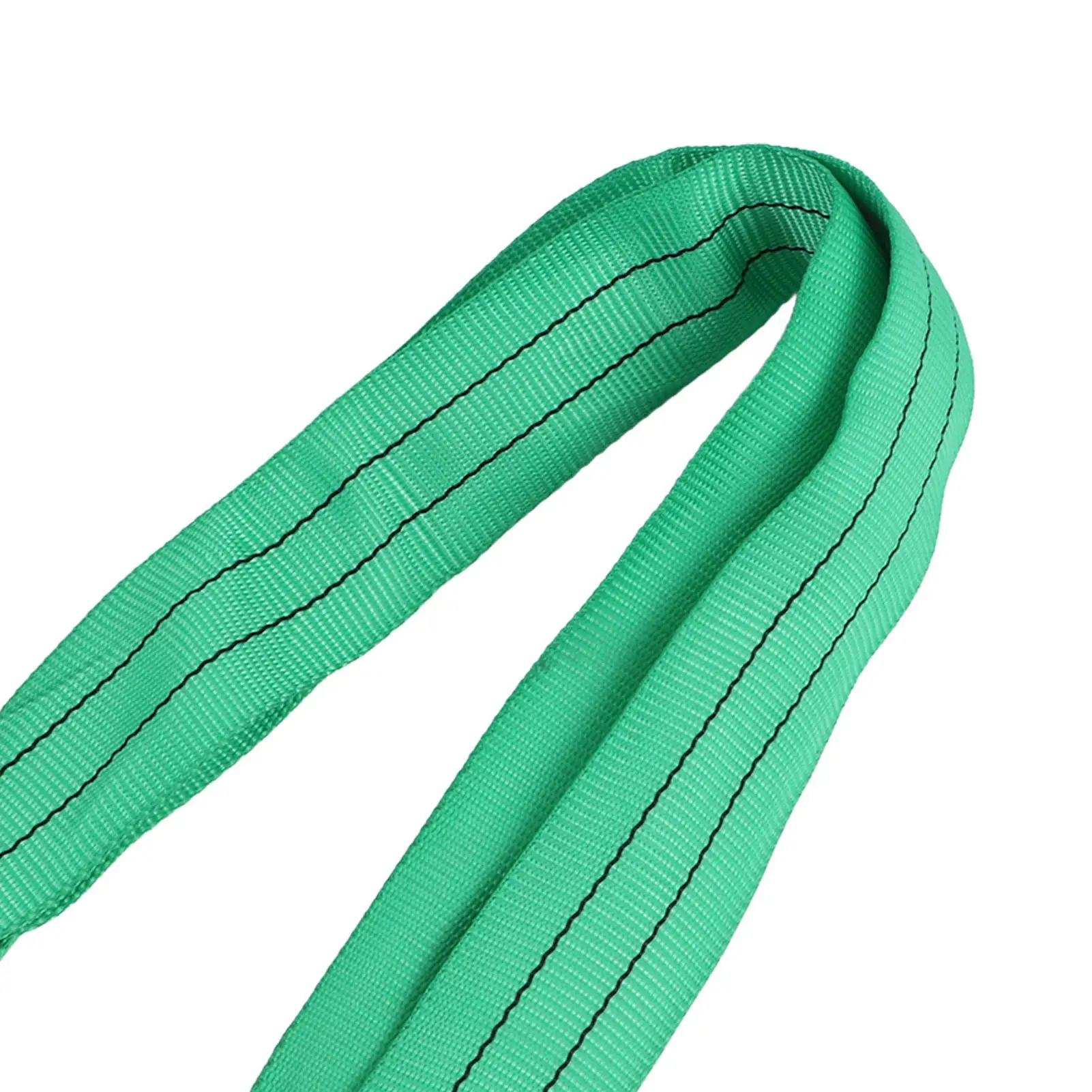 Durable Polyester Rigging Lifting Strap 4M Heavy Duty Reinforced Loop Sling for port Use
