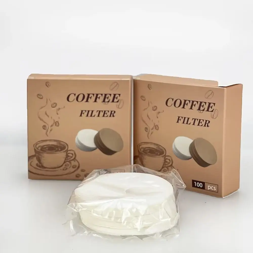 100Pcs 51/53/58mm Coffee Filter Paper Disposable Universal Water Filter Papers Round Espresso Portafilter Accessories