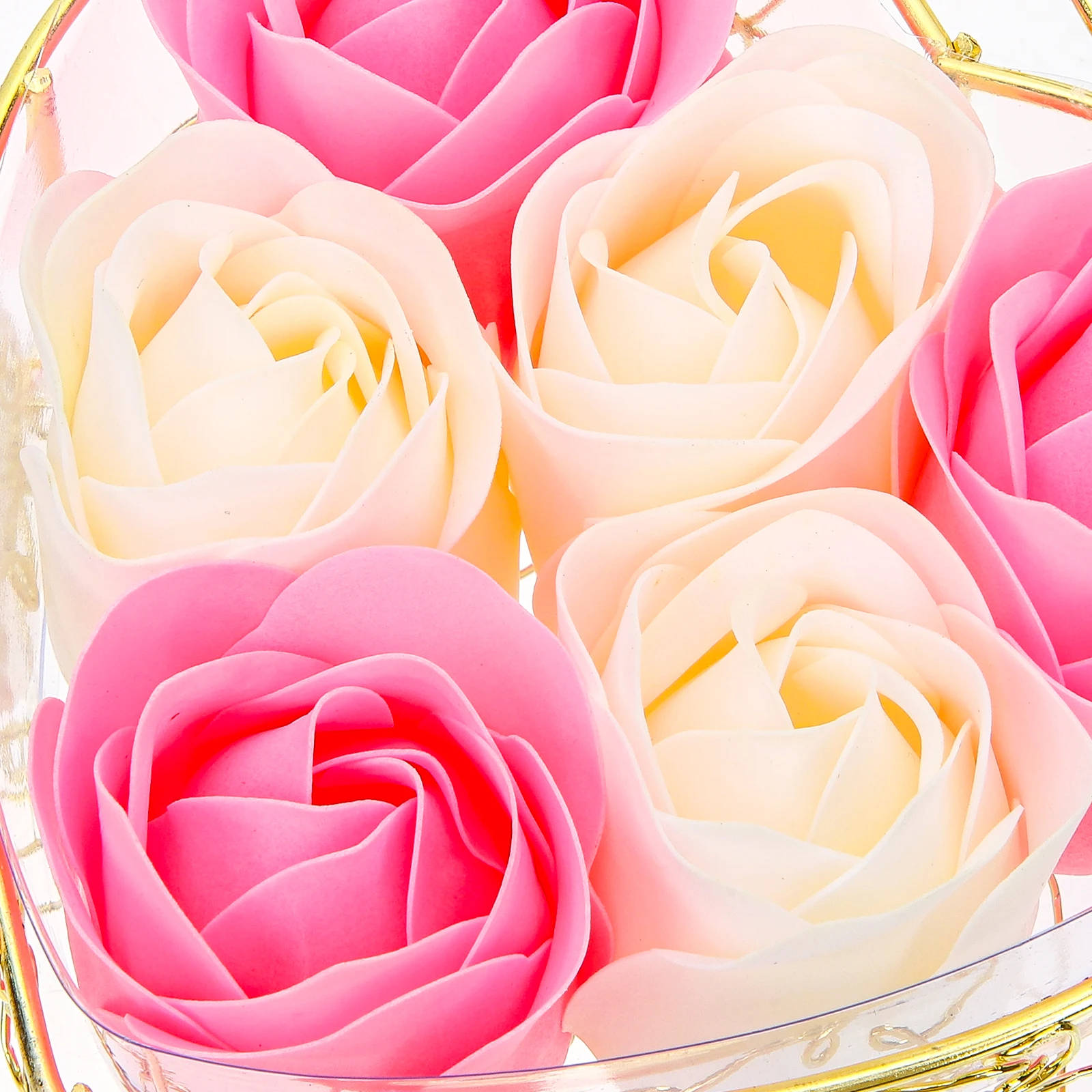 

Soap Rose 2 Boxes Pink Gifts Bath Flowers Fancy Soap Gift Basket Birthday Teens Bridal Shower Guests
