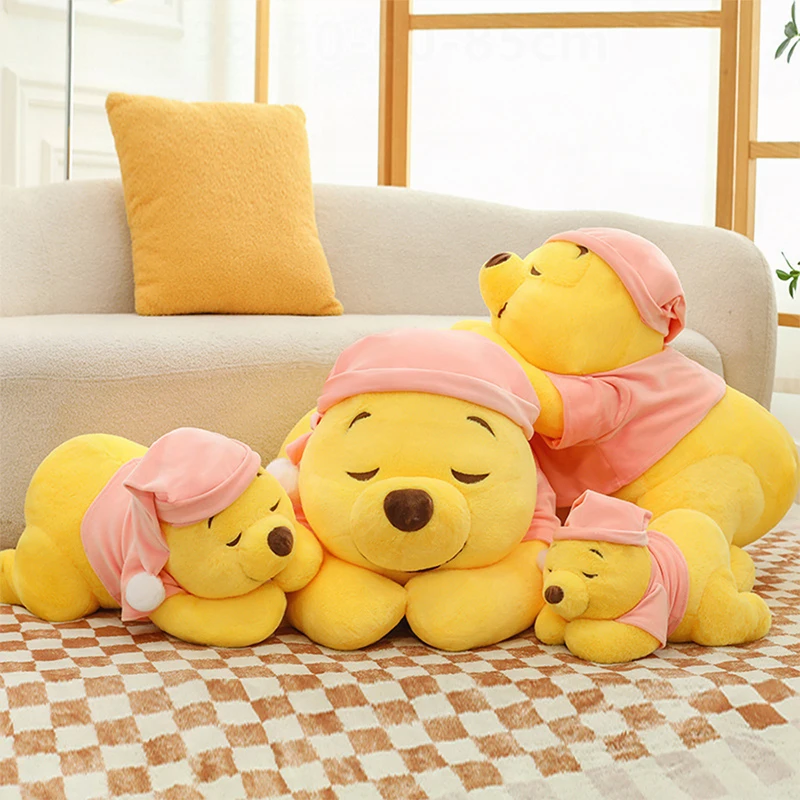 

DisneyKawaii Winnie The Pooh Pajamas Plush Toy Stuffed Doll for Kids Birthday Xmas Gift Cute Cuddly Bear Pillow Pal