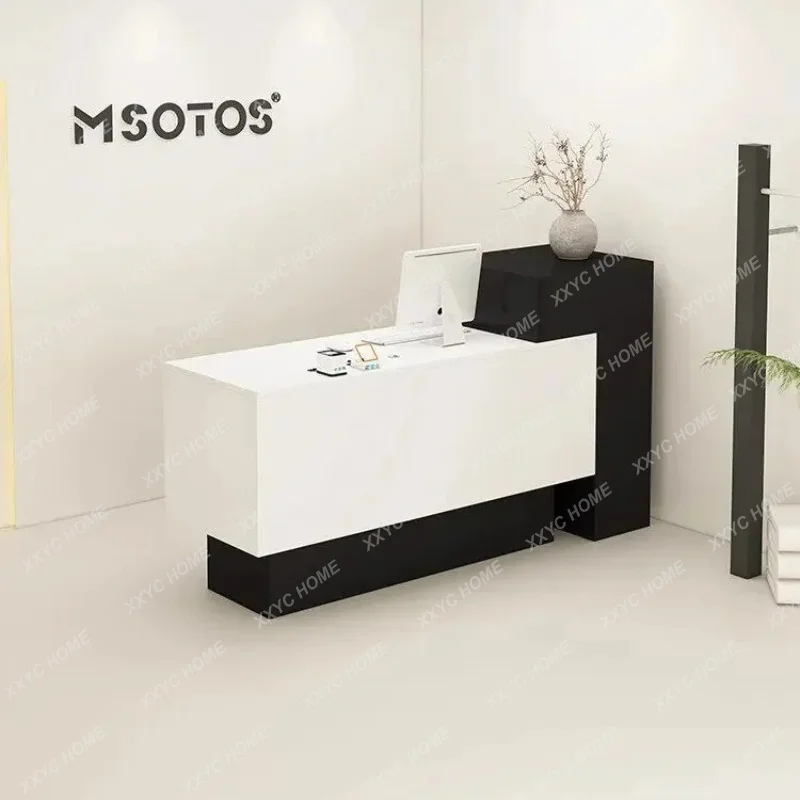 X Beauty Salon Reception Desks Modern Simple Unique Aesthetic Reception Desks Small Executive Comptoire Trendy Furnitu