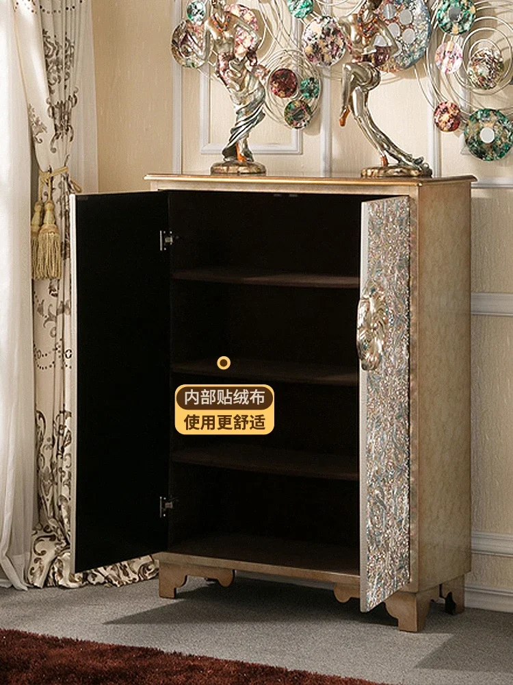 Hotel Advanced Partition Sideboard Cabinet Hall Cabinet Entrance Cabinet Villa Mansion Storage Shoe