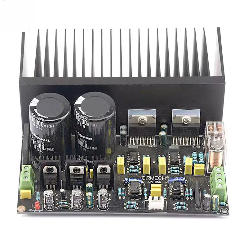 KYYSLB TDA7293 สเตอริโอ 2.0 เครื่องขยายเสียงโมดูล Power OP07 DC 5534 Pre amplification Gold PCB