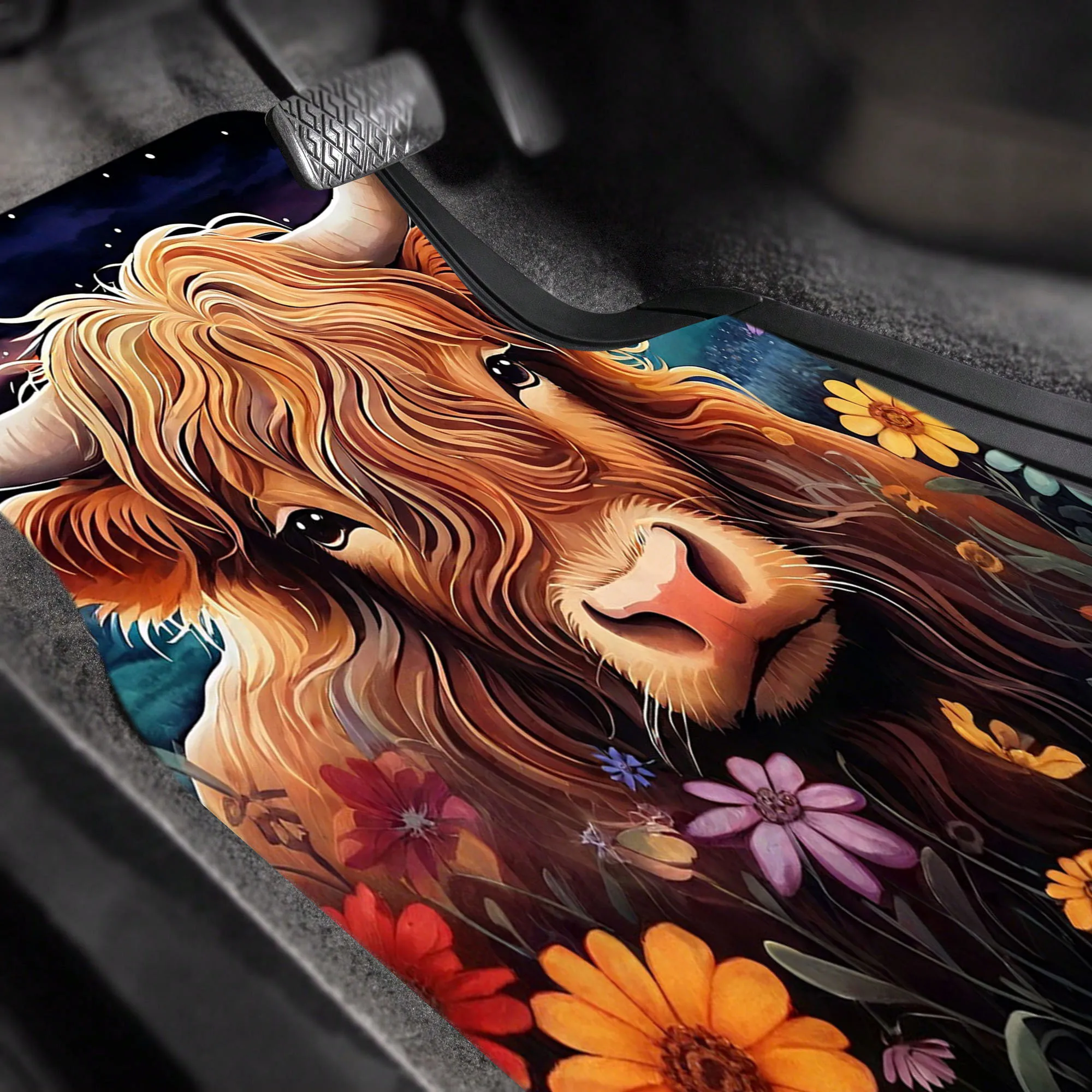 4pcs Universal Car Floor Mats - Front And Rear Seat, Durable & Decorative Interior Accessories For Cars – Ideal Gift To Friends
