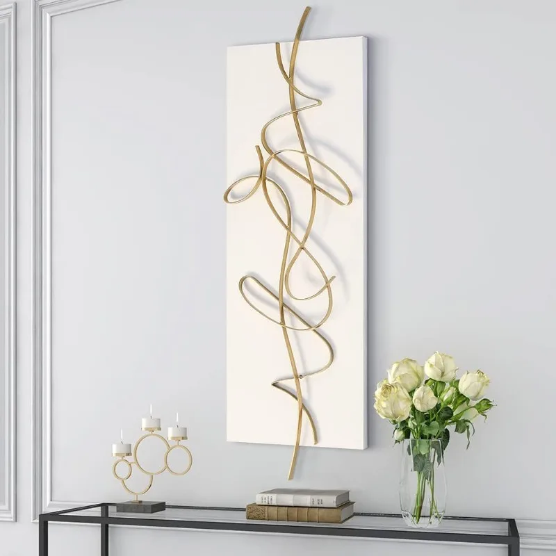 Irregular wrought iron wall decoration sofa background wall decoration metal wall decoration