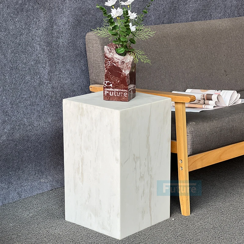 

Onyx Coffee Table Low Plinth Marble Living Room Luxury Natural Customized Natural Stone Coffee Table Side Table