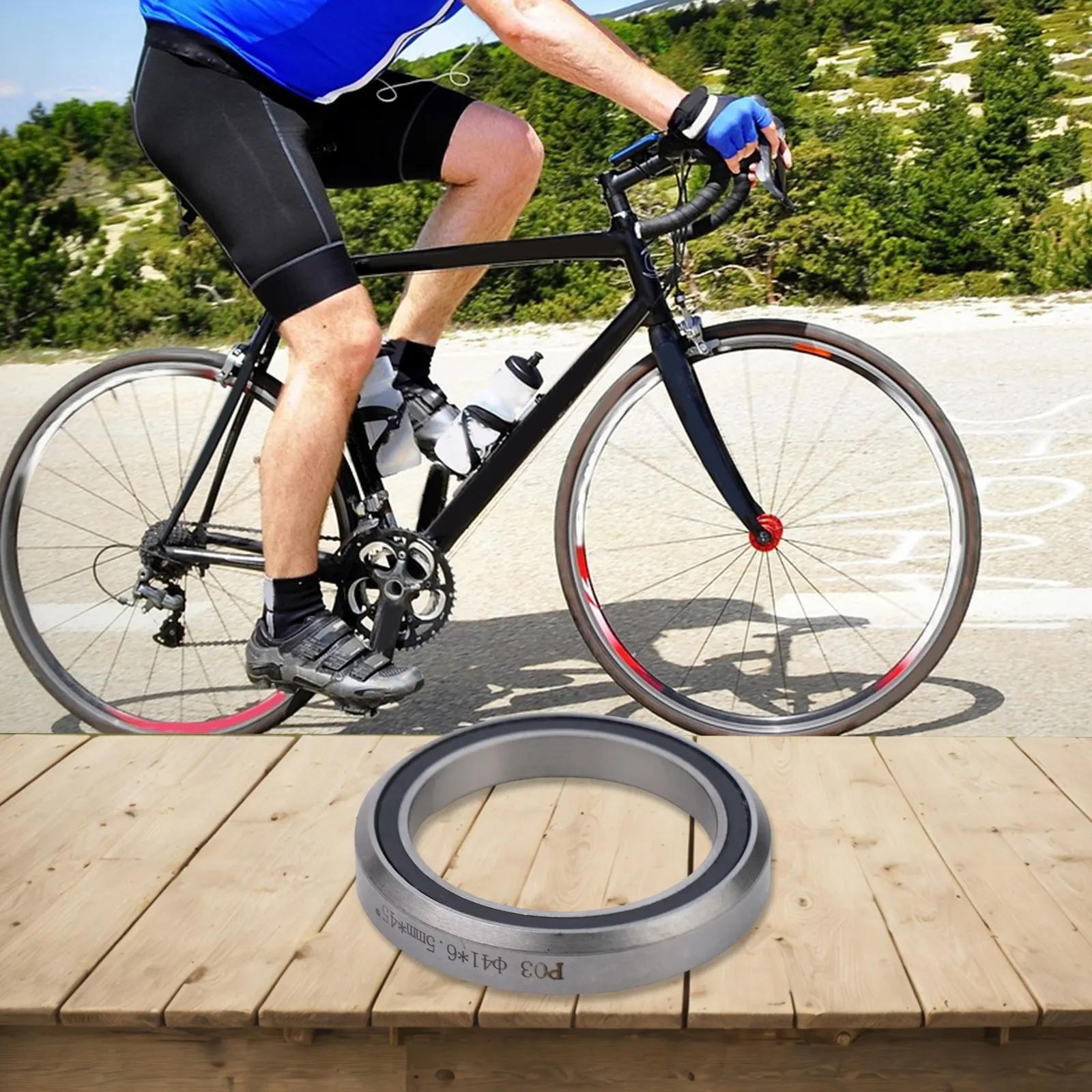 

Комплект для замены подшипника велосипедной гарнитуры, сталь верхнего подшипника, размер 41 мм для горных велосипедов. Ремонт вашей гарнитуры с легкостью.