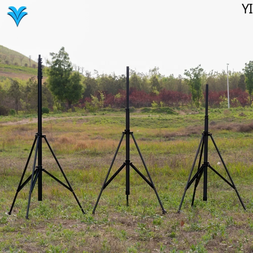 Strong And Light Carbon Fiber Telescopic Tripod Foldable Tripod With Extendable Legs/pole/mast Windproof