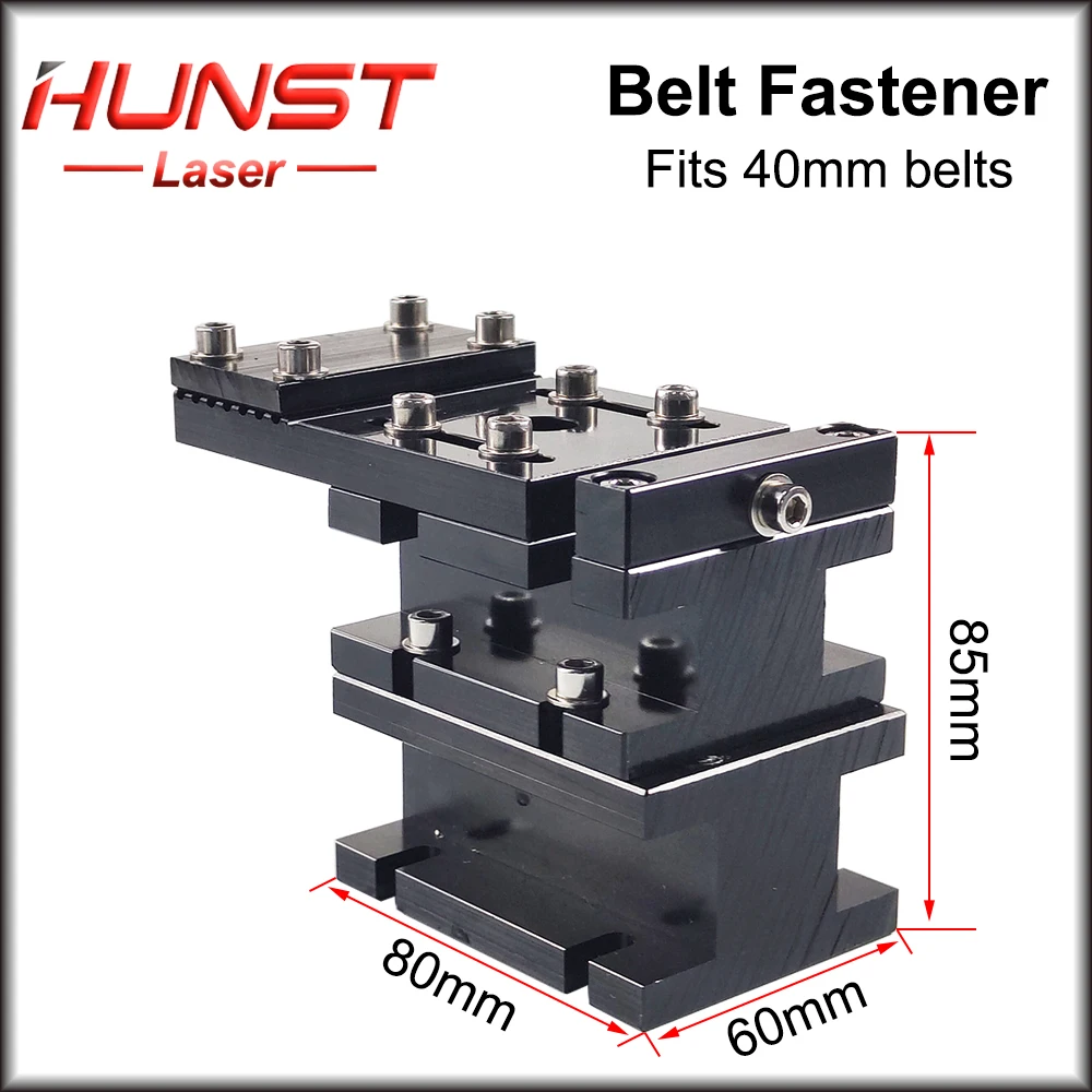 Hunst Belt Fastener For Width 40MM Open-Ended Timing Belt Transmission Belts For X/Y Axis Hardware Tools Machine Parts