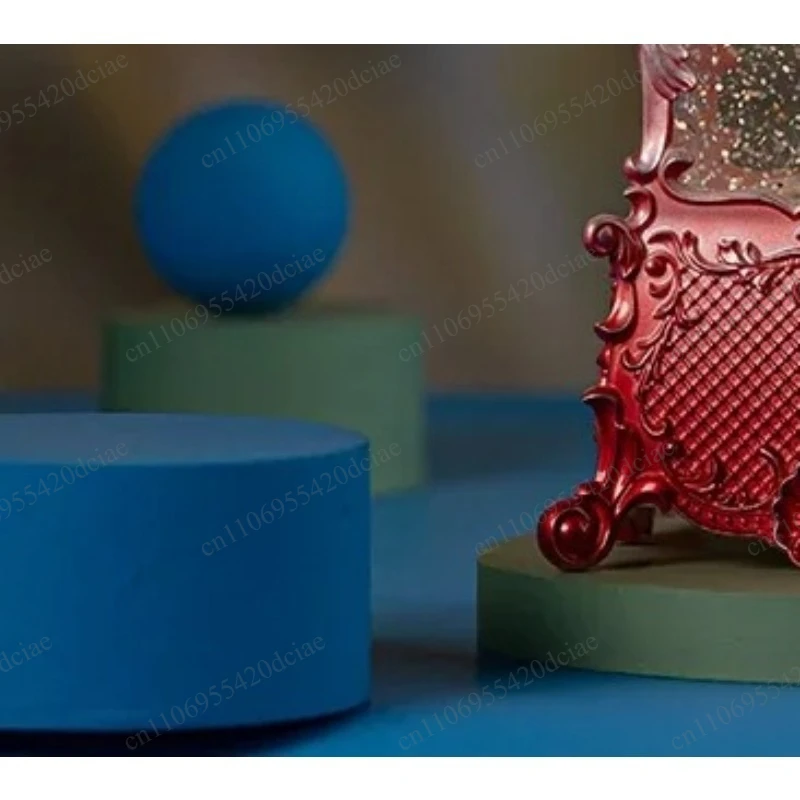 Christmas decorations, home decor, snow 2026 hot selling, high-end exquisite ballet spinning music box, girls' birthday gift