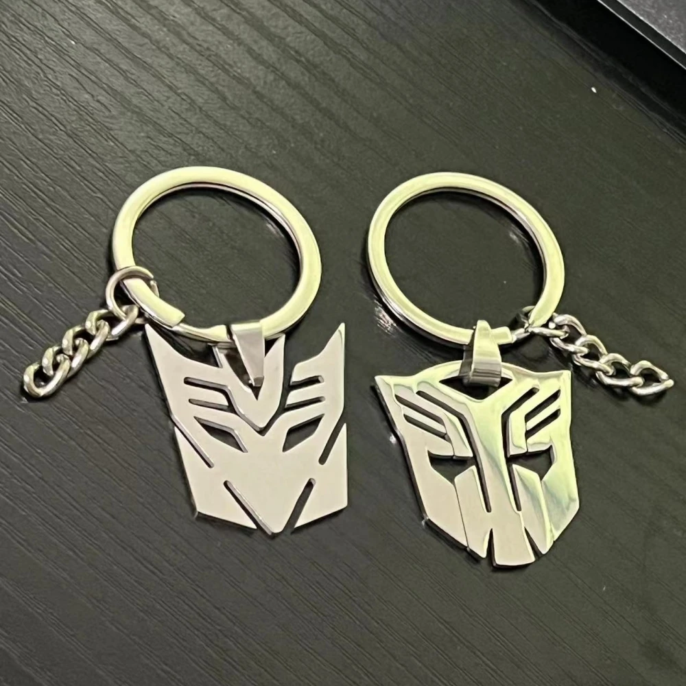 HNSP Anime Movies Autobots Sign Stainless Steel Pendant Chain Necklace For Men Boy Jewelry Accessories Gifts