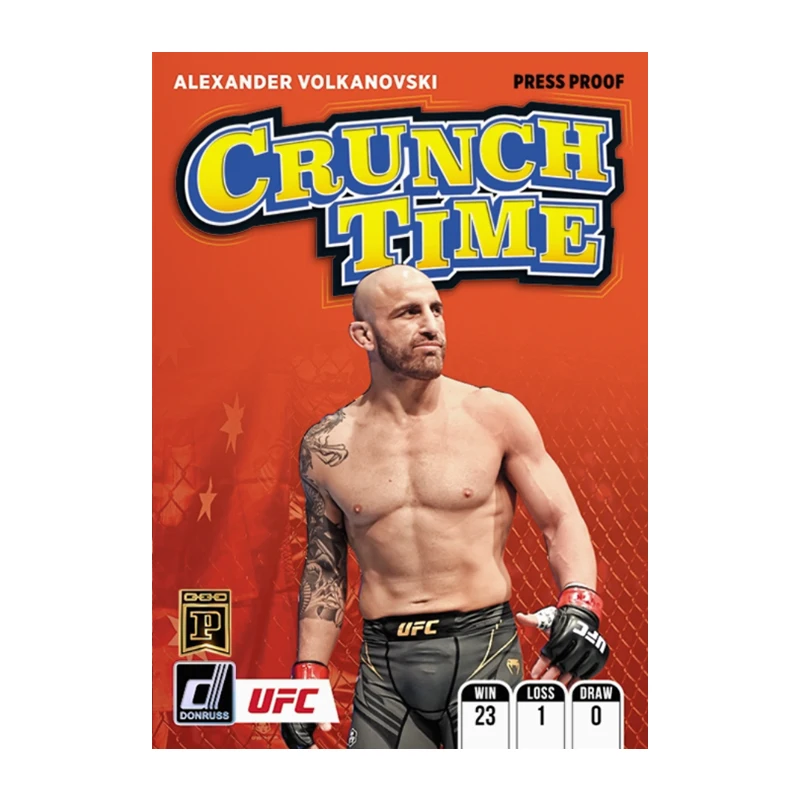Panini Donruss UFC Series Homemade Diy Alexander Volkanovski Conor Mcgregor Petr Yan Collection Flash Card Toys Gift - view 4