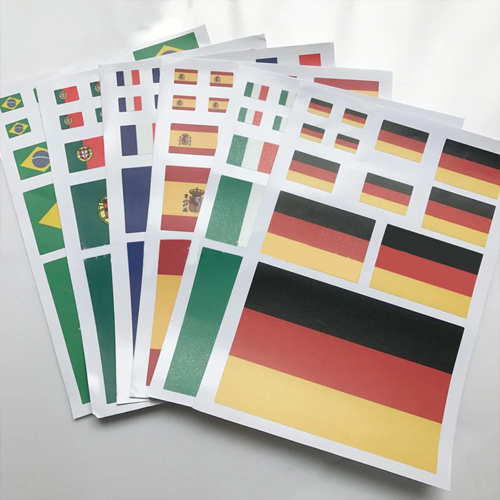 Country Flag Sticker Italy Germany France Russia Usa America UK  Spain Portugal Canada Korea Brazil Flag Austrilia Sweden Decal