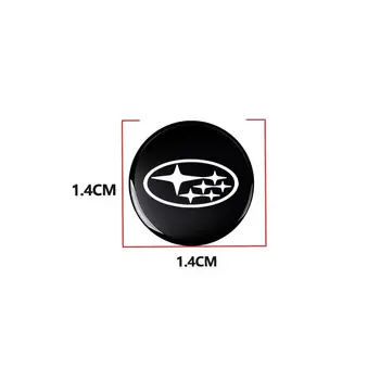 14mm 汽車鑰匙標誌貼紙,適用於斯巴魯翼豹、傲虎、STI、森林人、馳鵬、BRZ、力獅、WRX、XV 等車型,汽車控制鑰匙標誌配件 8 最佳銷售 速霸陸標誌 - №2