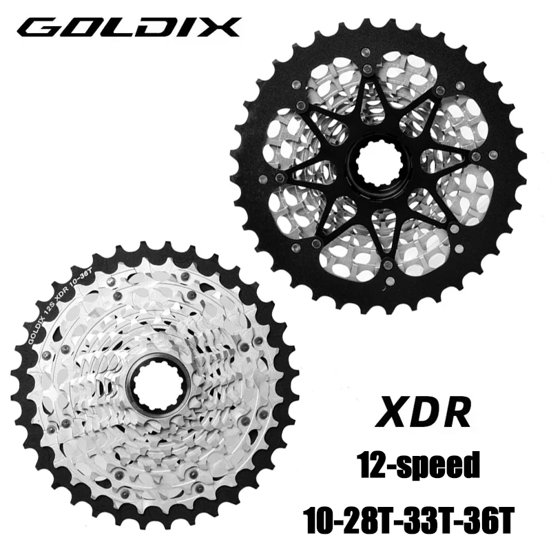 

GOLDIX road bike CNC integrated ultra lightweight 12 speed flywheel, suitable for SR*M XDR RED AX XPLR electronic transmission