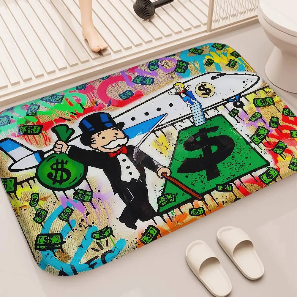 

Monopoly Floor Mat Printed Large Carpets Room And Bedroom Carpets Bathroom Anti Slip Door MATS Small Carpets