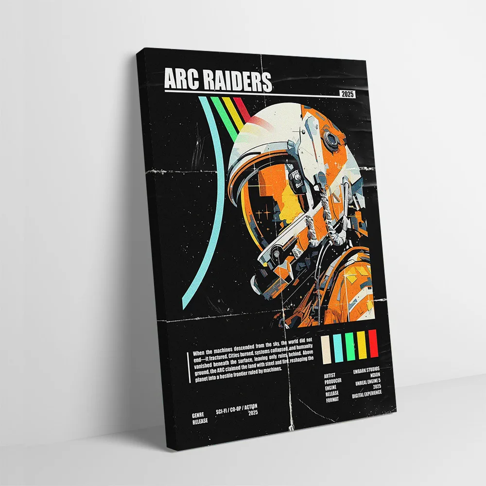 Arc Raiders Game Printing Poster Customizable Pictures Wall Art Canvas Painting for Aesthetic Decoration Home Decor Wand Deko