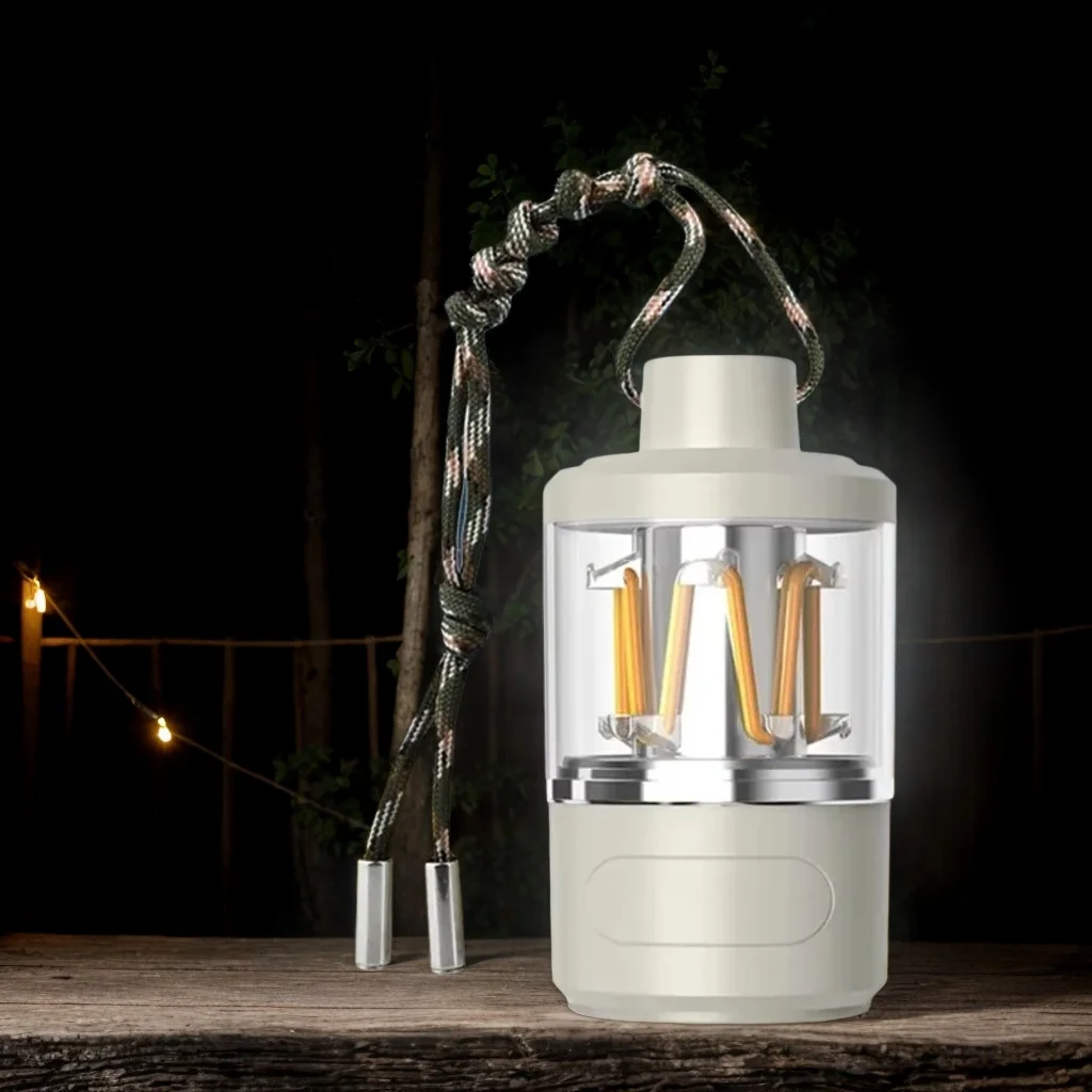 

Портативный походный светильник - перезаряжаемый IP44 водонепроницаемый фонарь для палатки типа C