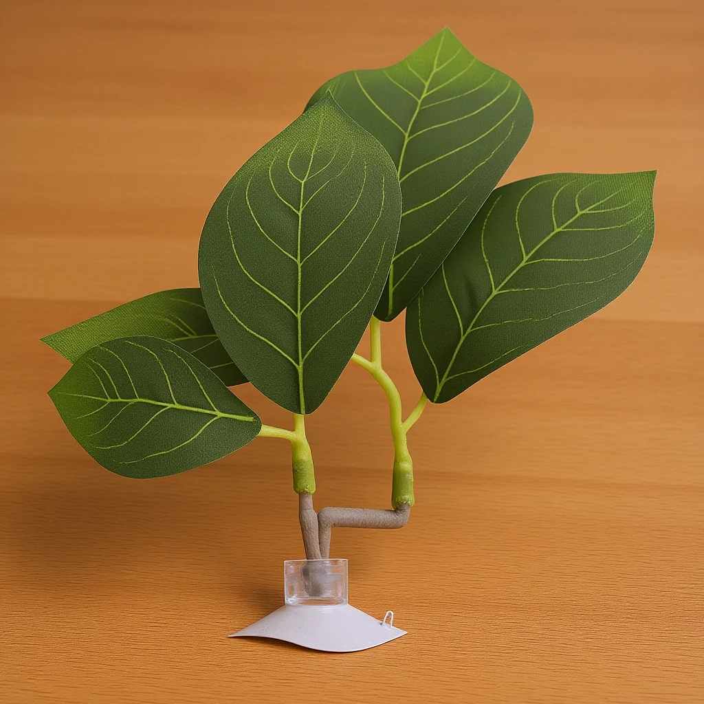 

Betta Leaf Hammock With Suction Cup For Fish Tank Breeding Resting Spot Aquarium Decorative Plant Multipurpose Plastic Leaf