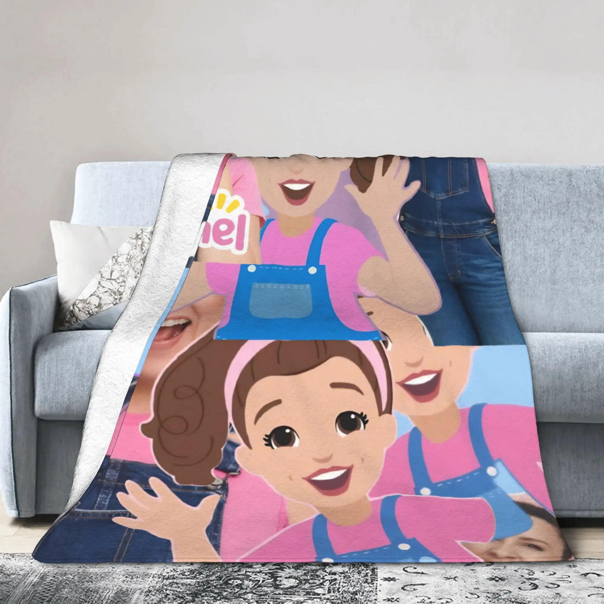 بطانية Miss Rachel متعددة الأحجام مريحة وخفيفة الوزن لأريكة الأريكة والسرير