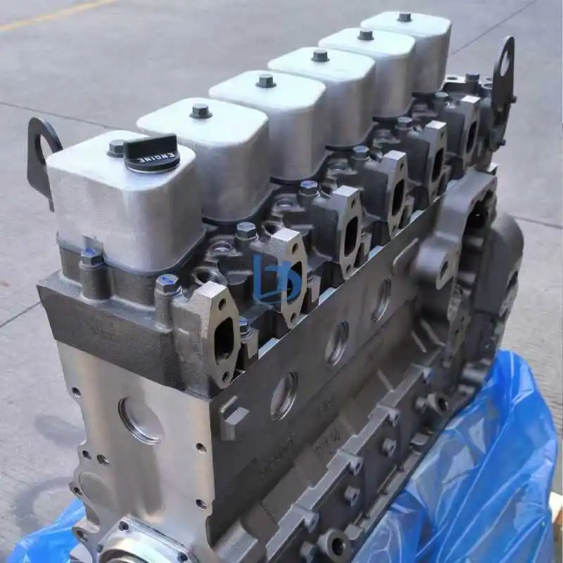 6D102 Diesel Engine Long Cylinder Block Long Cylinder Assembly Mid-cylinder Engine Half Assembly