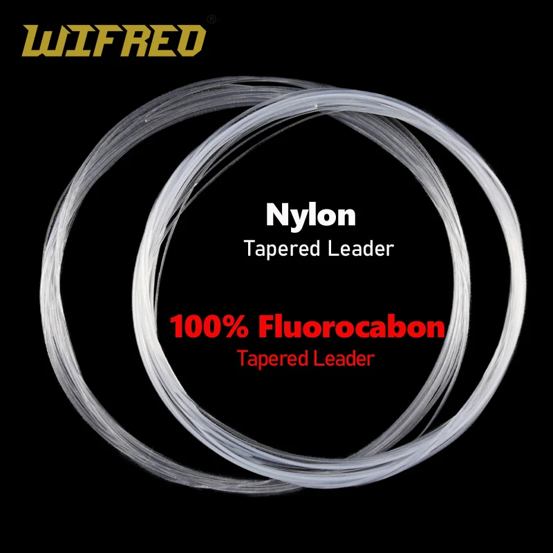 

Fly Fishing Fluorocarbon Nylon Leader Tippet Line for Nymph and Streamer Flies Tapered Fly Fishing Leader Tippets 0X -7X 16-26LB