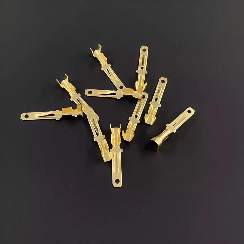 50PCS 2.8 Automotive Connector Male and Female Insertion Spring Crimp Terminal For 2.8mm Housing