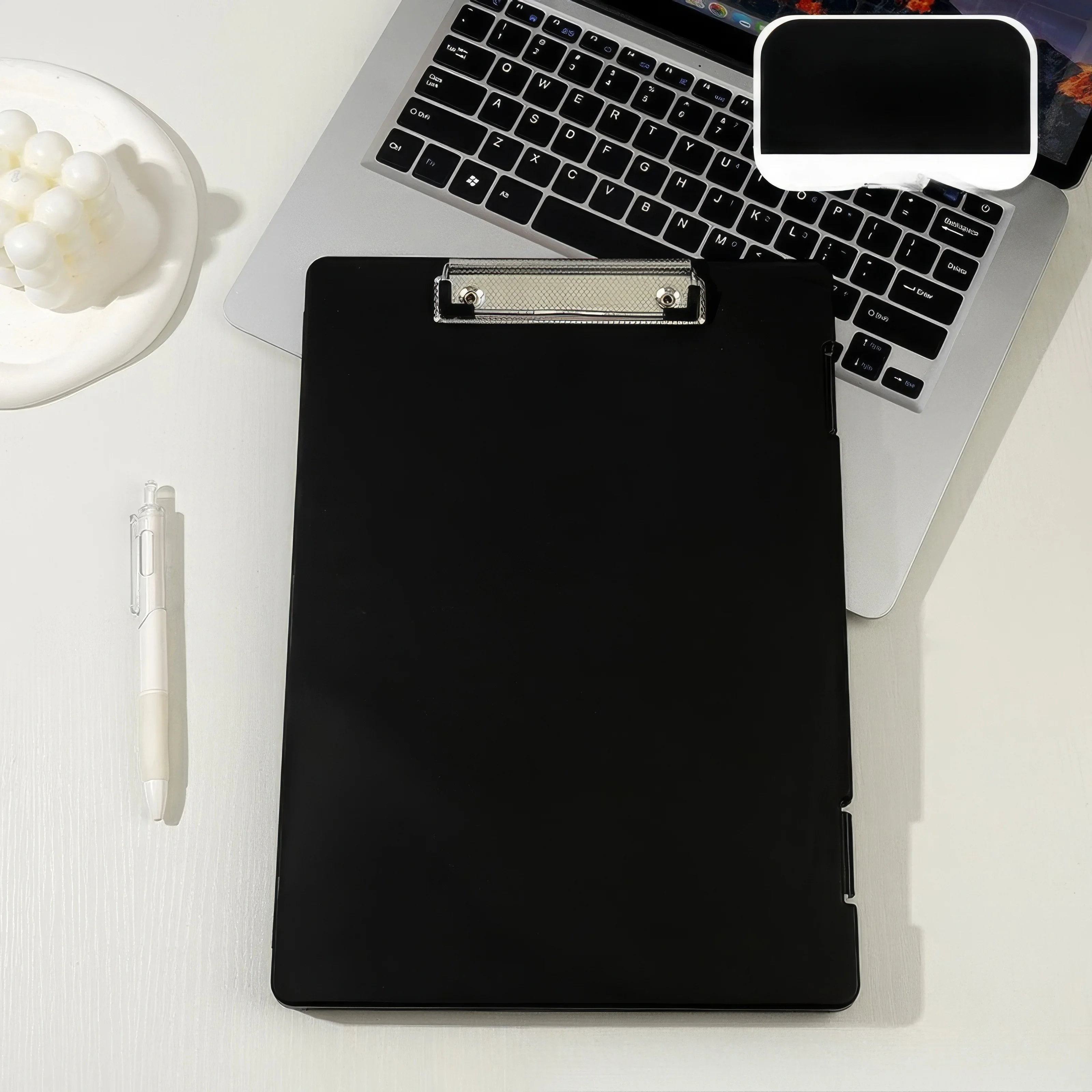 

Large Capacity Black File Folder Organizer Box | Multi-Purpose Storage for Office, School, and Home