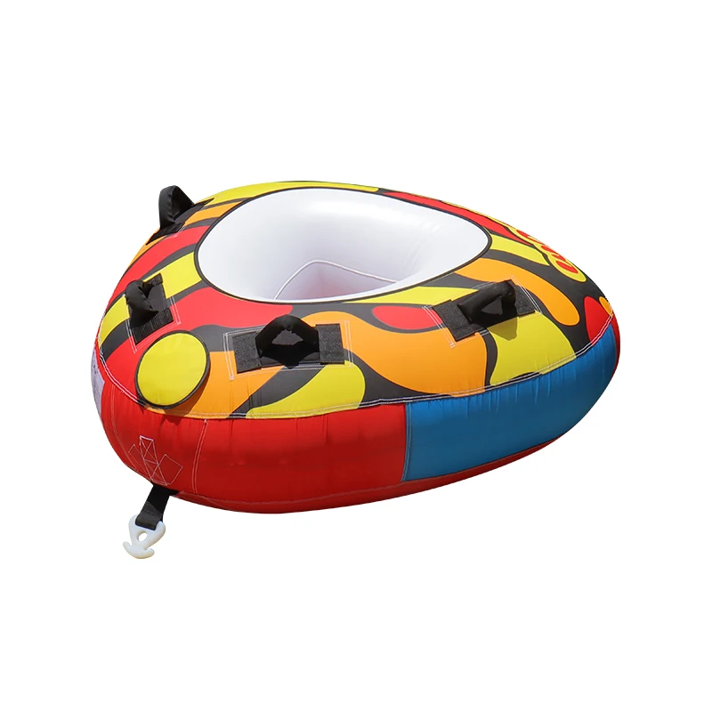 

Towable Water Tubes, 1 Person Boat Inflatable Tube Towable for Water Sports, Nylon Cover Inflatable Tube for Boat to Pull