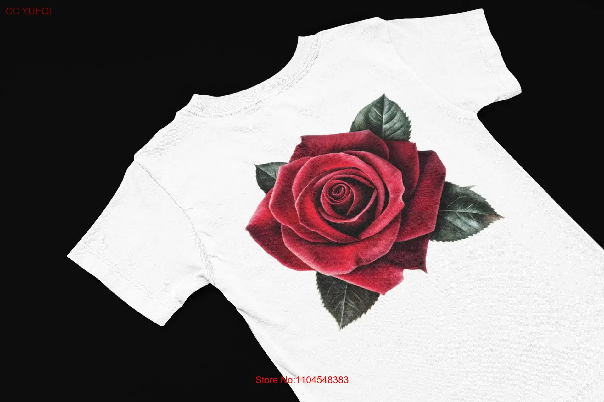 Cute Rose Head T shirt Flower Botanical shirts Floral apparel women's Summer design Lover gift for her Birthday idea