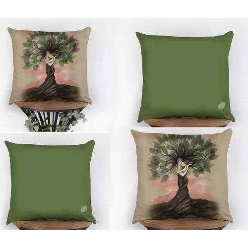 Jade Livaoğlu Home Custom Design Velvet Decorative 4'lü Filled Kombin Pillow decorate Case