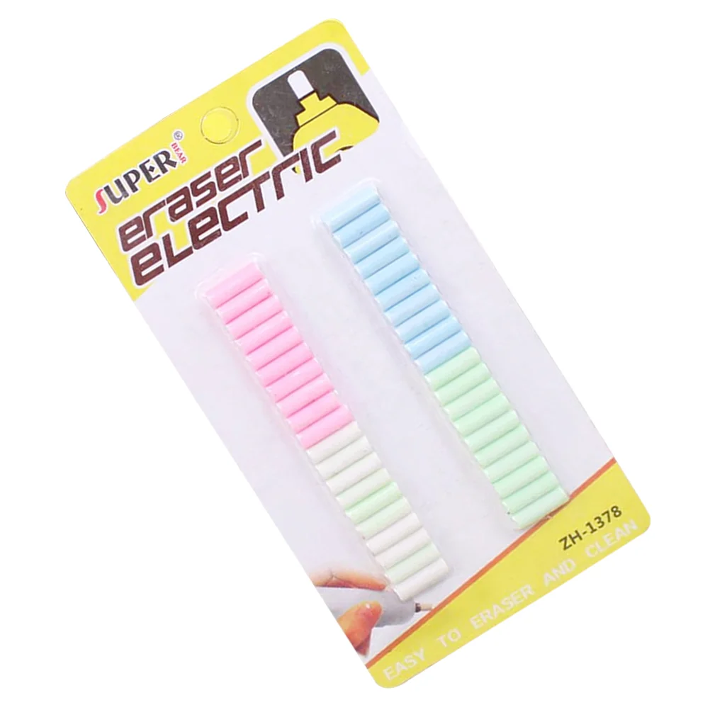 Pencil Eraser Replacement Refill Coloured Pencils Electric Replacements Refills Student Use