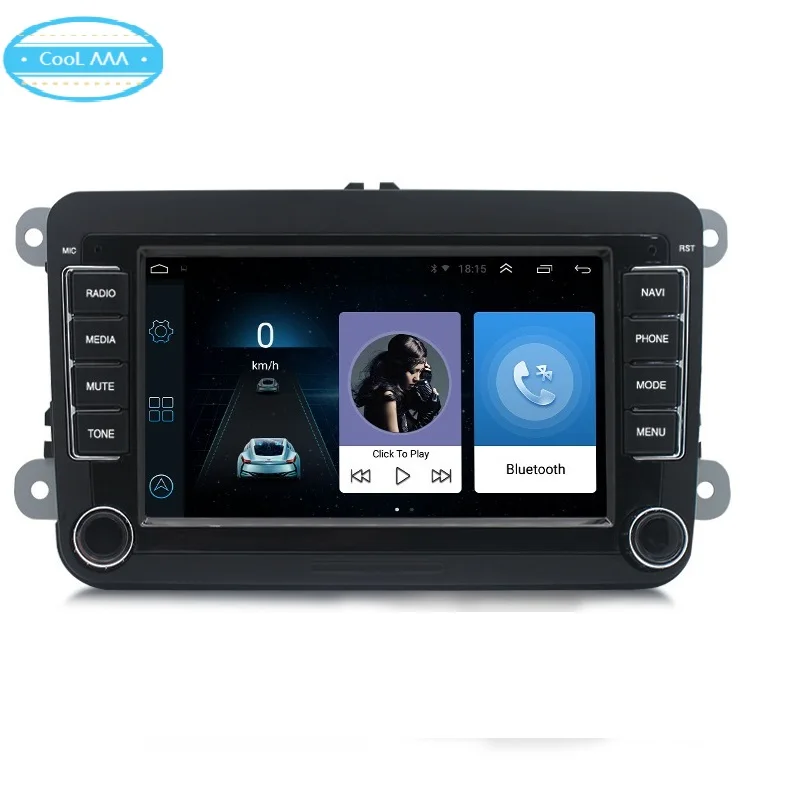 2 din RNS 510 For VW radio android  HD 1024X600 For Golf 5 6 J et ta Mk5 Mk6 Passat CC Tiguan po lo gps navigation free shipping